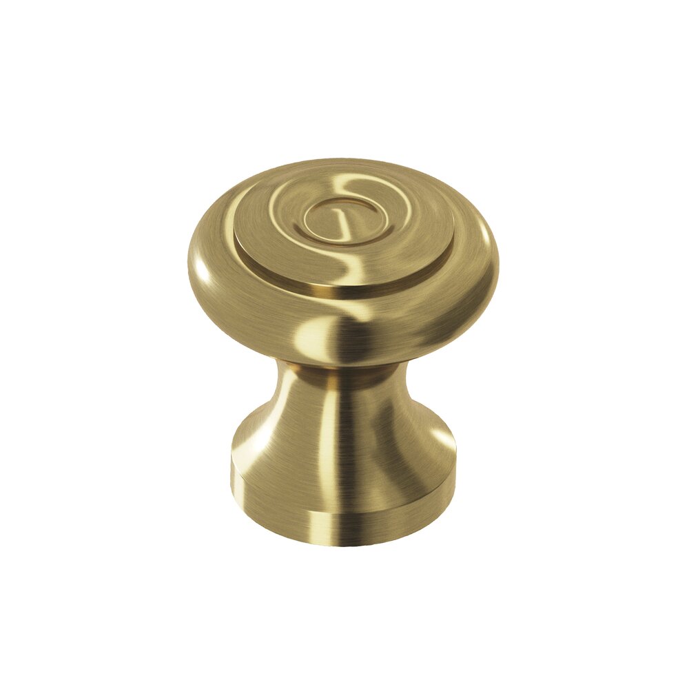 Colonial Bronze 5/8" Diameter Knob in Antique Brass