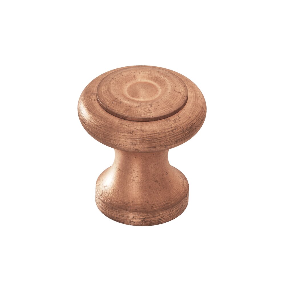 Colonial Bronze 5/8" Diameter Knob in Distressed Antique Copper
