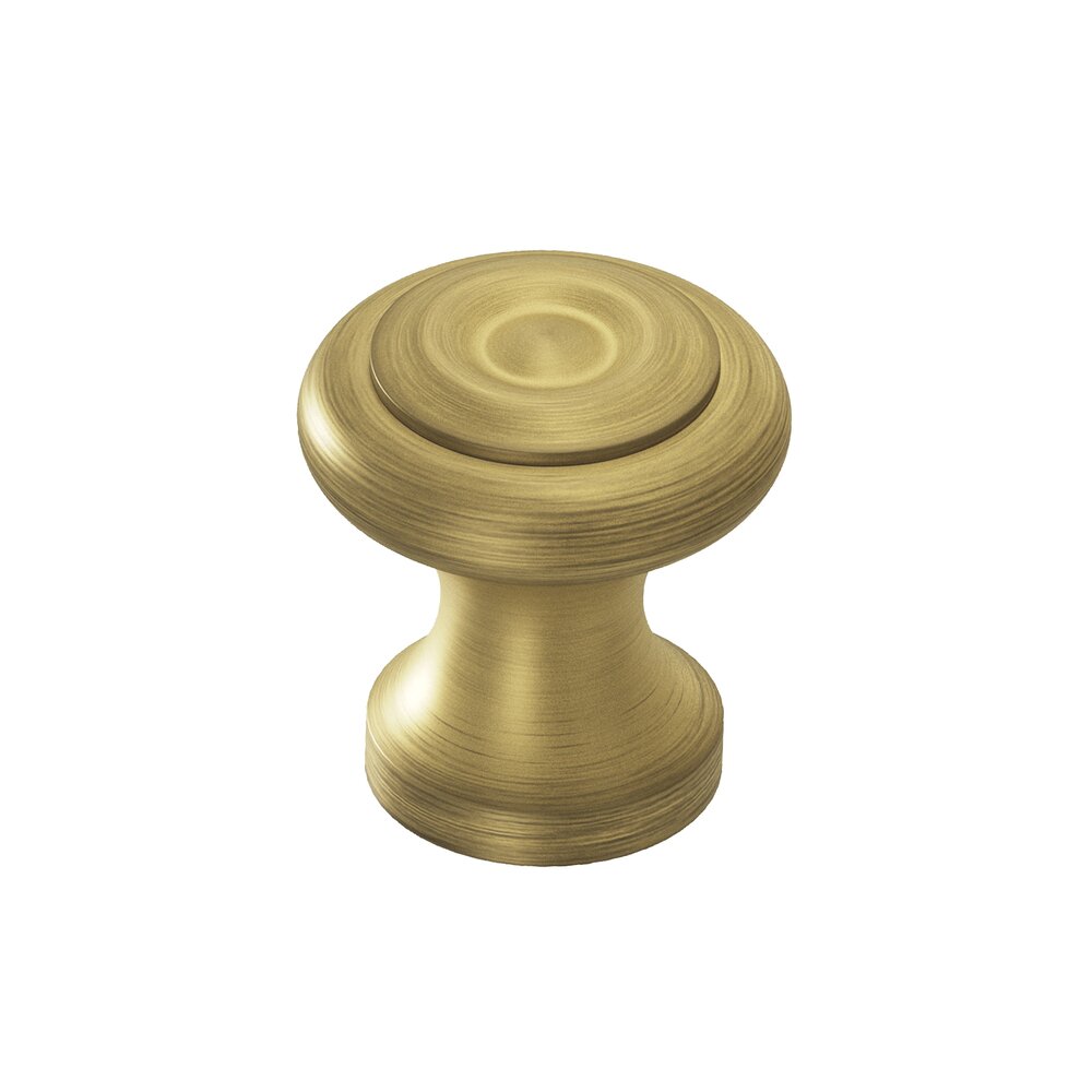 Colonial Bronze 5/8" Diameter Knob in Matte Antique Brass