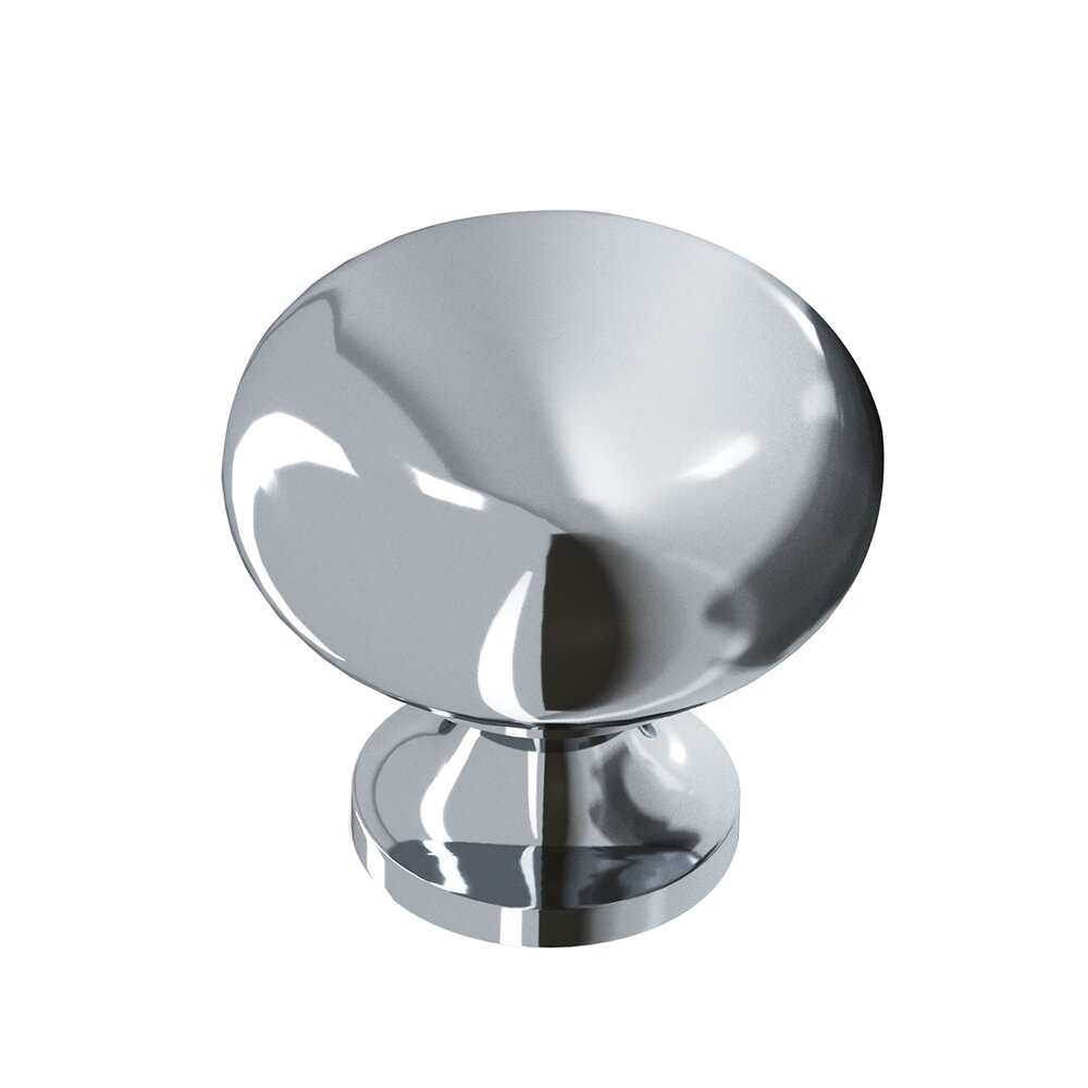 Colonial Bronze 1 1/8" Diameter Knob In Polished Chrome