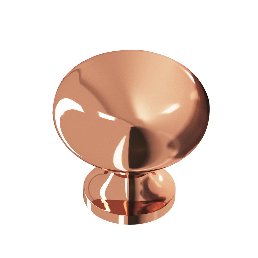 Colonial Bronze 1 1/8" Diameter Knob In Polished Copper