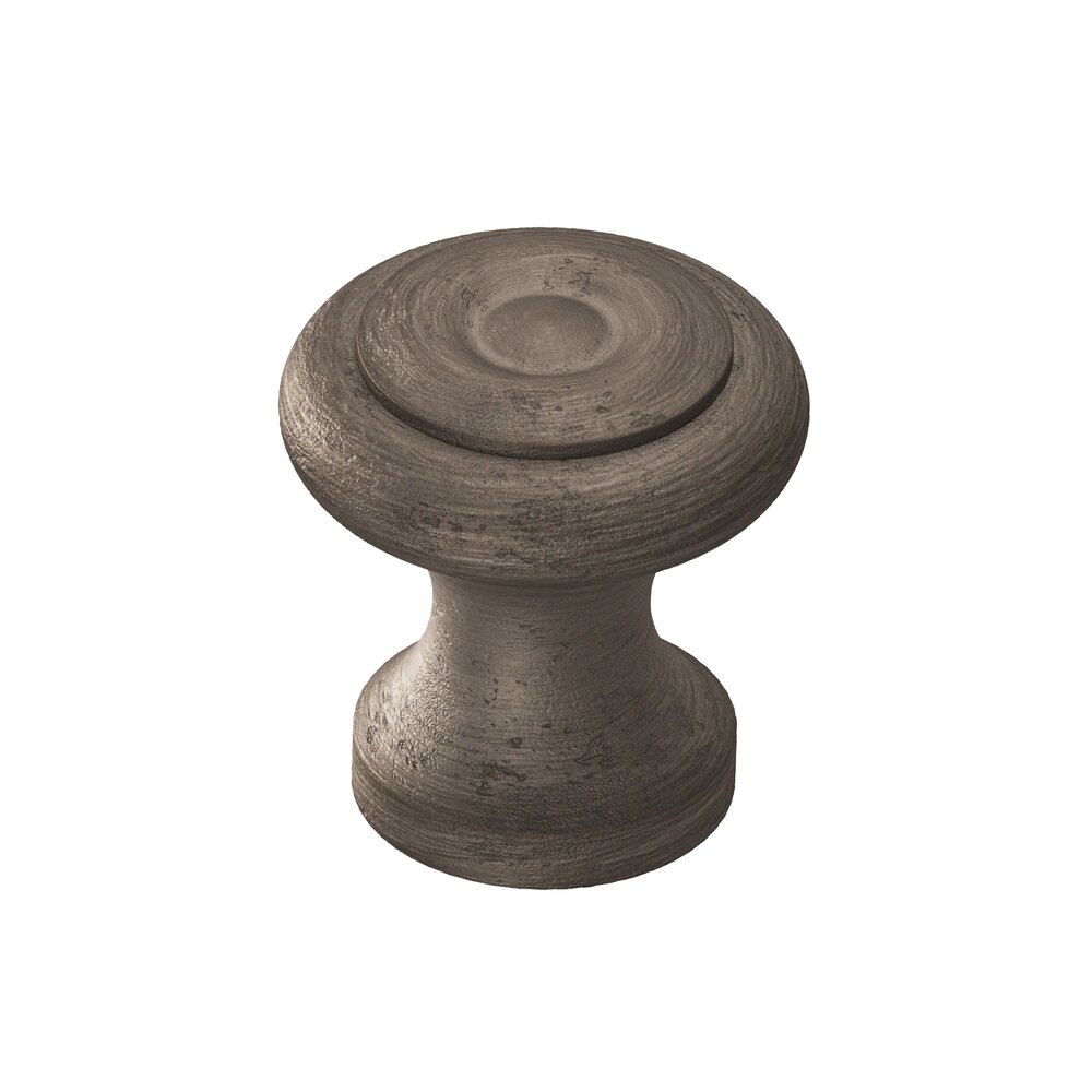 Colonial Bronze 7/8" Diameter Knob in Distressed Pewter