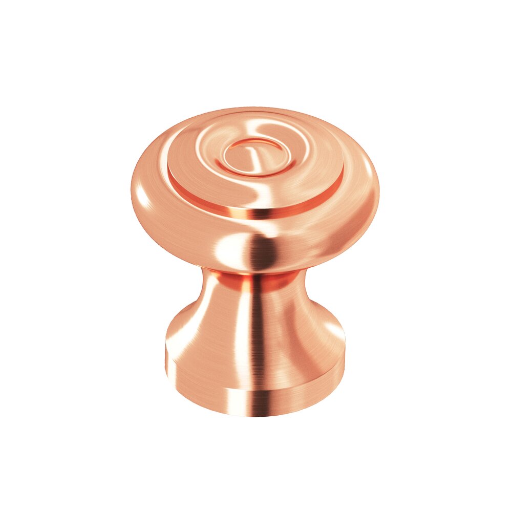 Colonial Bronze 7/8" Diameter Knob in Satin Copper