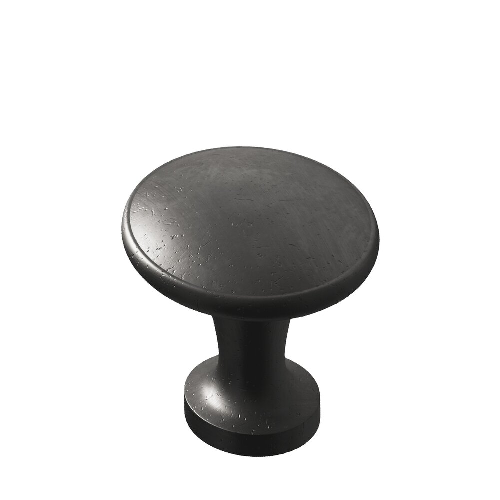 Colonial Bronze 1 1/16" Knob In Distressed Black