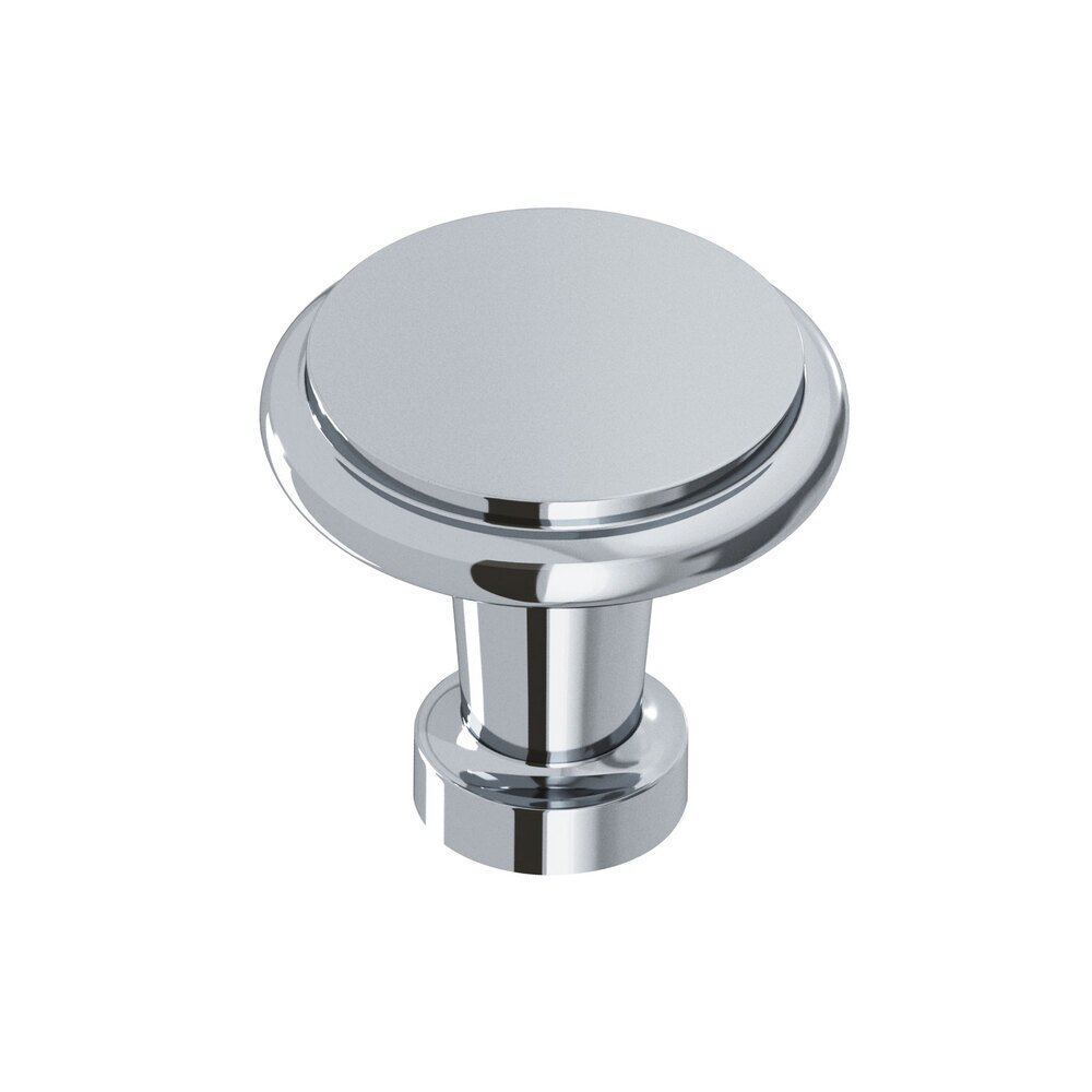 Colonial Bronze 1 1/16" Knob In Polished Chrome