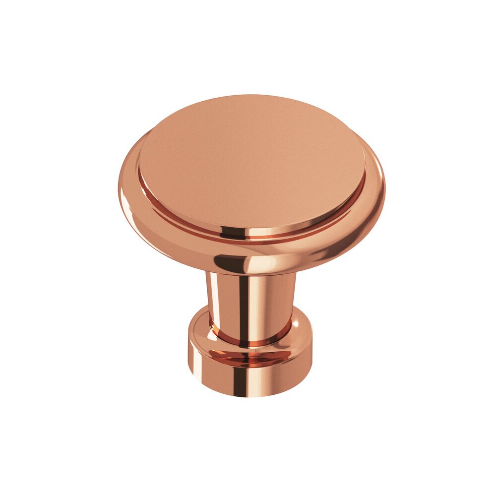 Colonial Bronze 1 1/16" Knob In Polished Copper