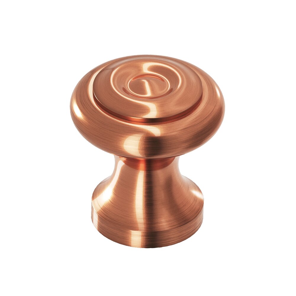 Colonial Bronze 1 1/8" Knob in Antique Copper