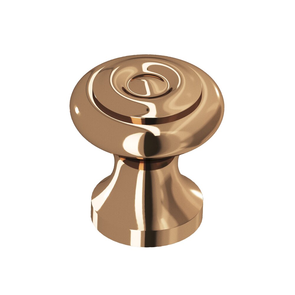 Colonial Bronze 1 1/8" Knob In Polished Bronze