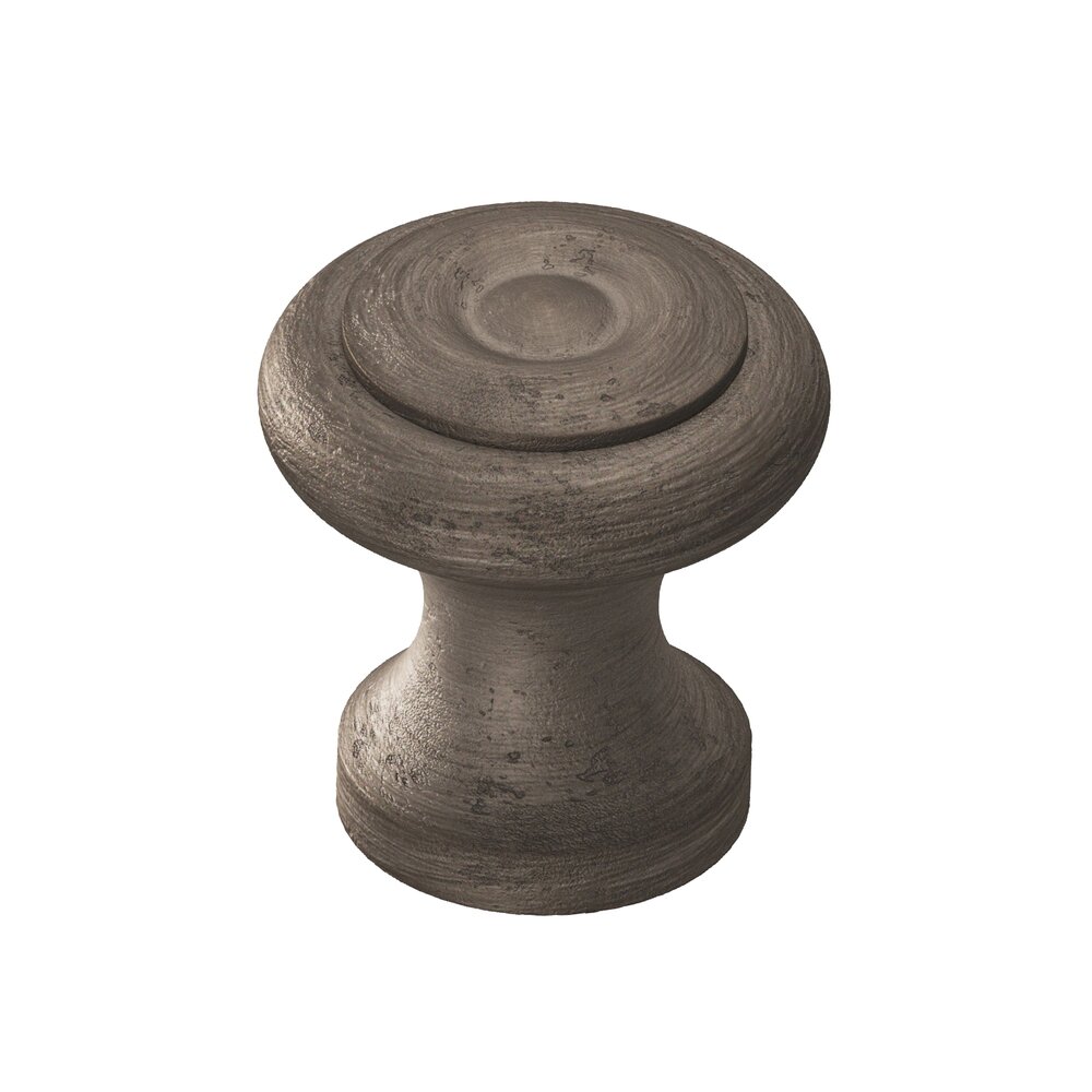 Colonial Bronze 1 1/8" Knob in Distressed Pewter