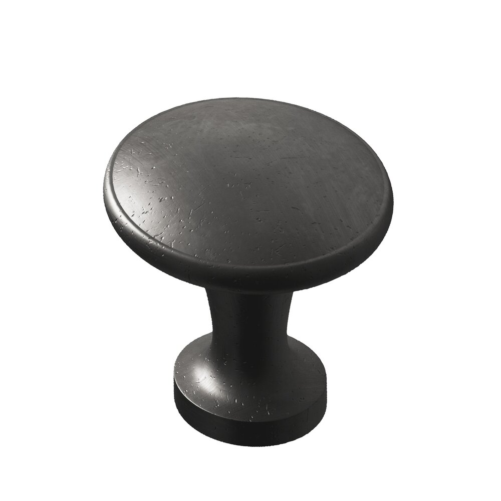 Colonial Bronze 1 3/8" Knob in Distressed Black