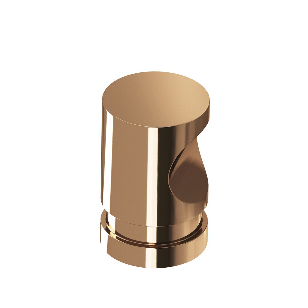 Colonial Bronze 1/2" Knob In Polished Bronze