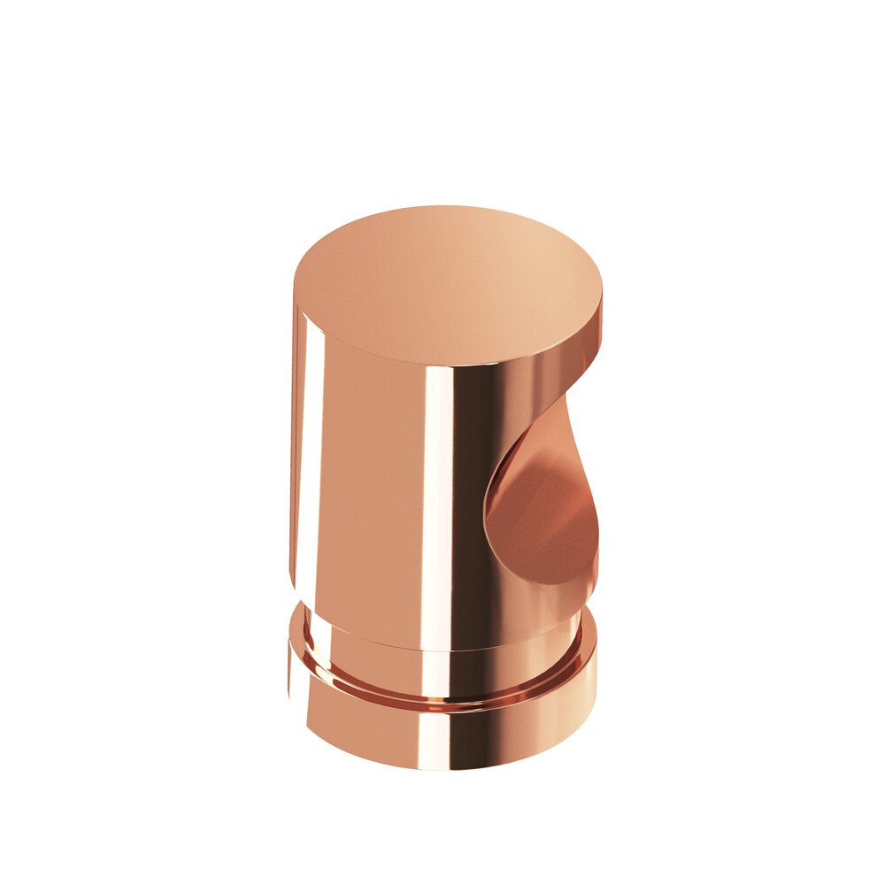 Colonial Bronze 1/2" Knob In Polished Copper