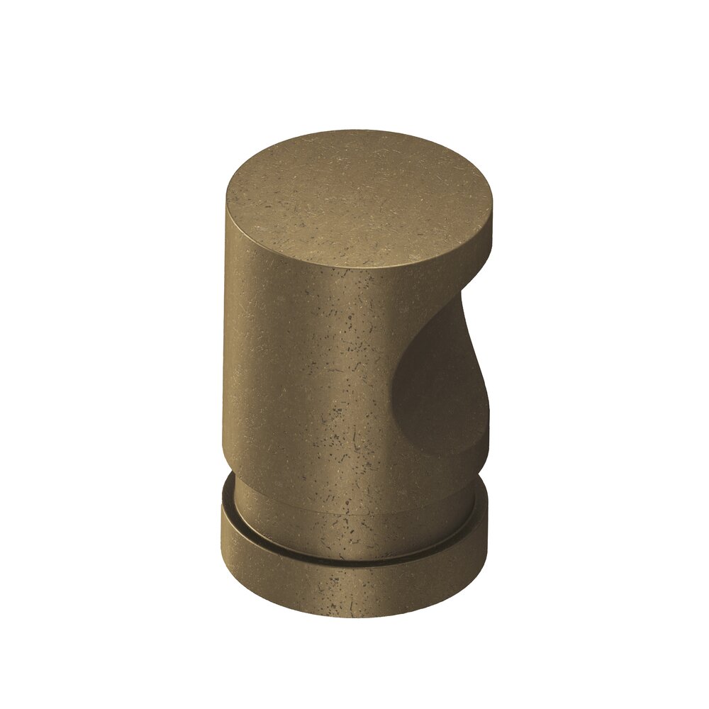 Colonial Bronze 3/4" Diameter Knob in Distressed Oil Rubbed Bronze