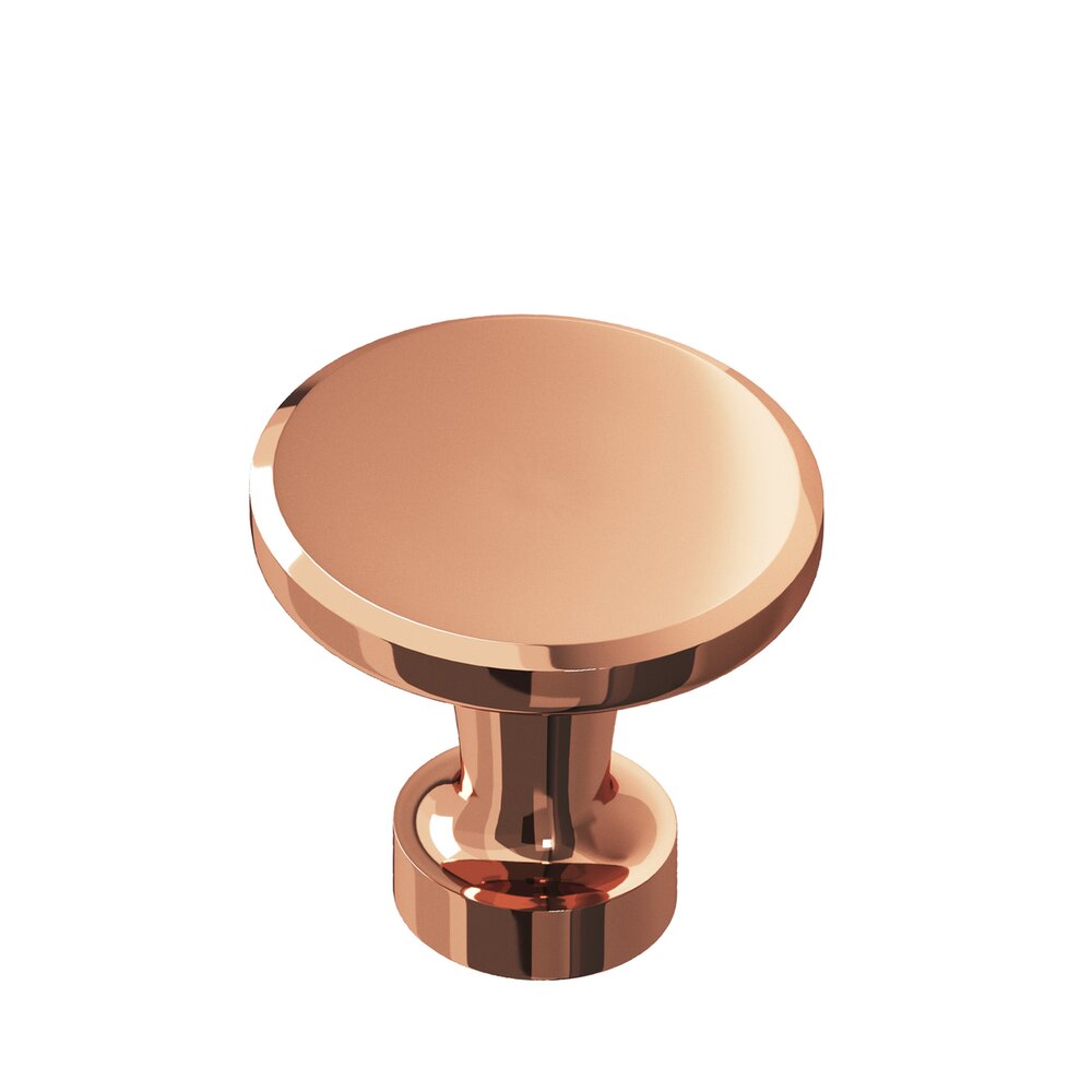 Colonial Bronze 1 1/16" Knob In Polished Copper
