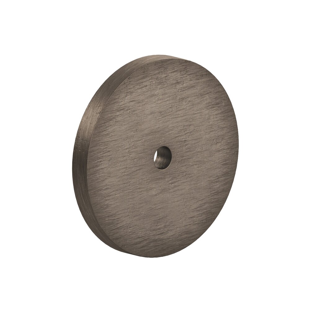 Colonial Bronze 2 1/8" Diameter Backplate In Distressed Pewter