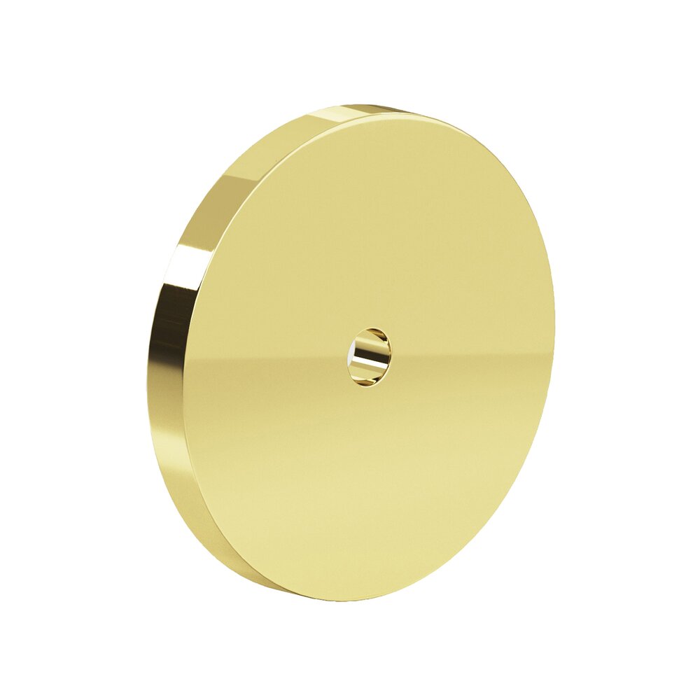 Colonial Bronze 2 1/2" Diameter Backplate In Polished Brass