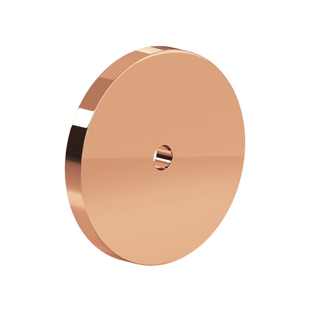 Colonial Bronze 2 1/2" Diameter Backplate In Polished Copper
