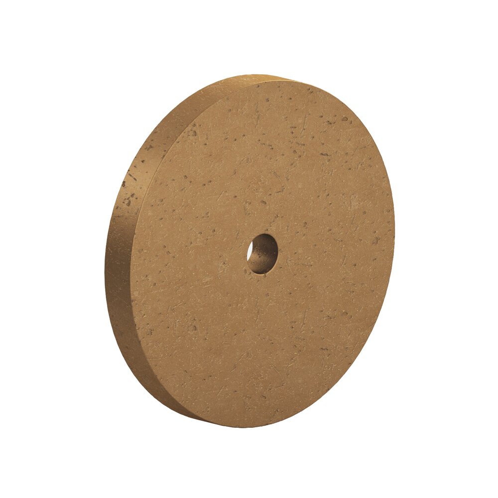 Colonial Bronze 2 1/2" Diameter Backplate In Distressed Statuary Bronze