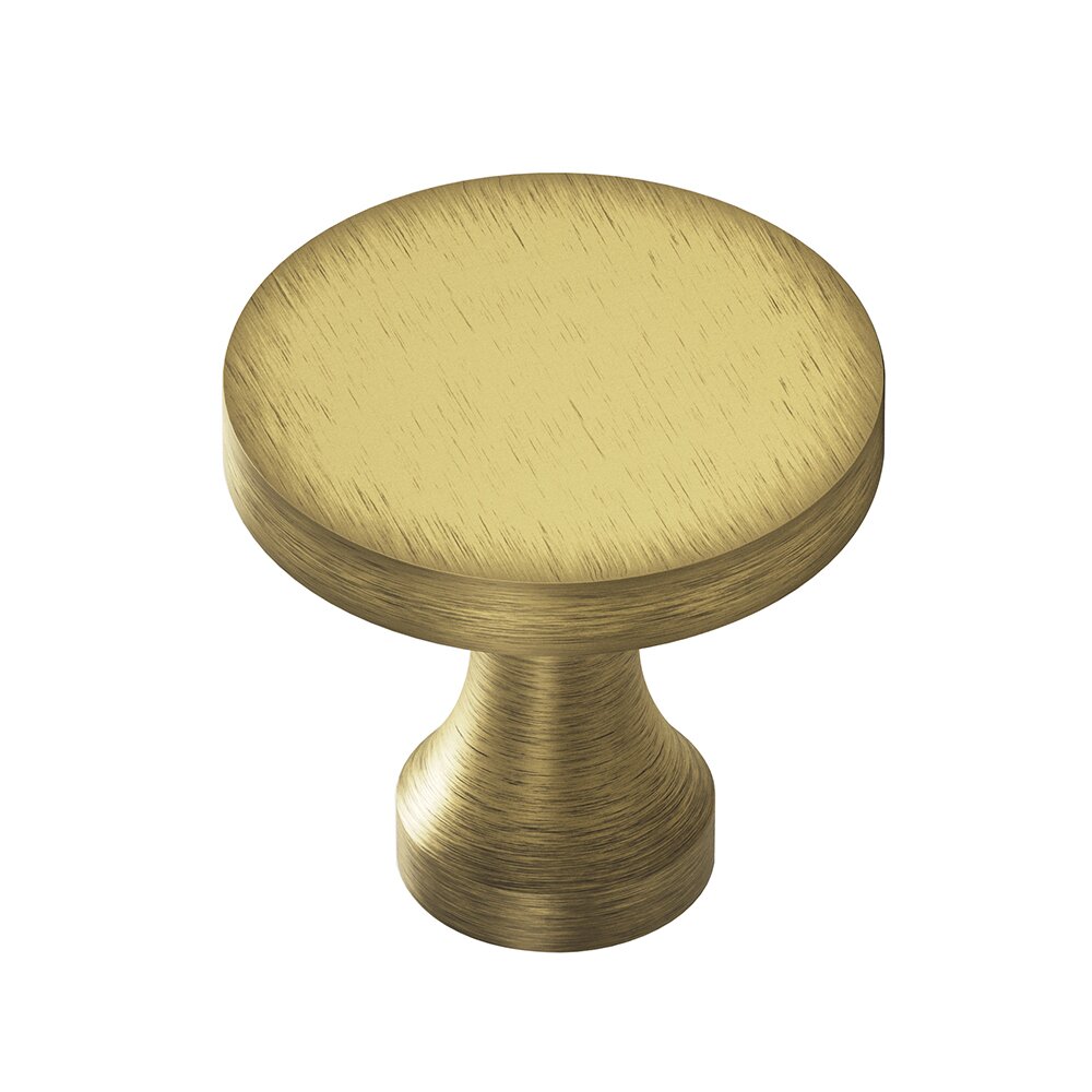 Colonial Bronze 1 1/8" Diameter Knob in Matte Antique Brass
