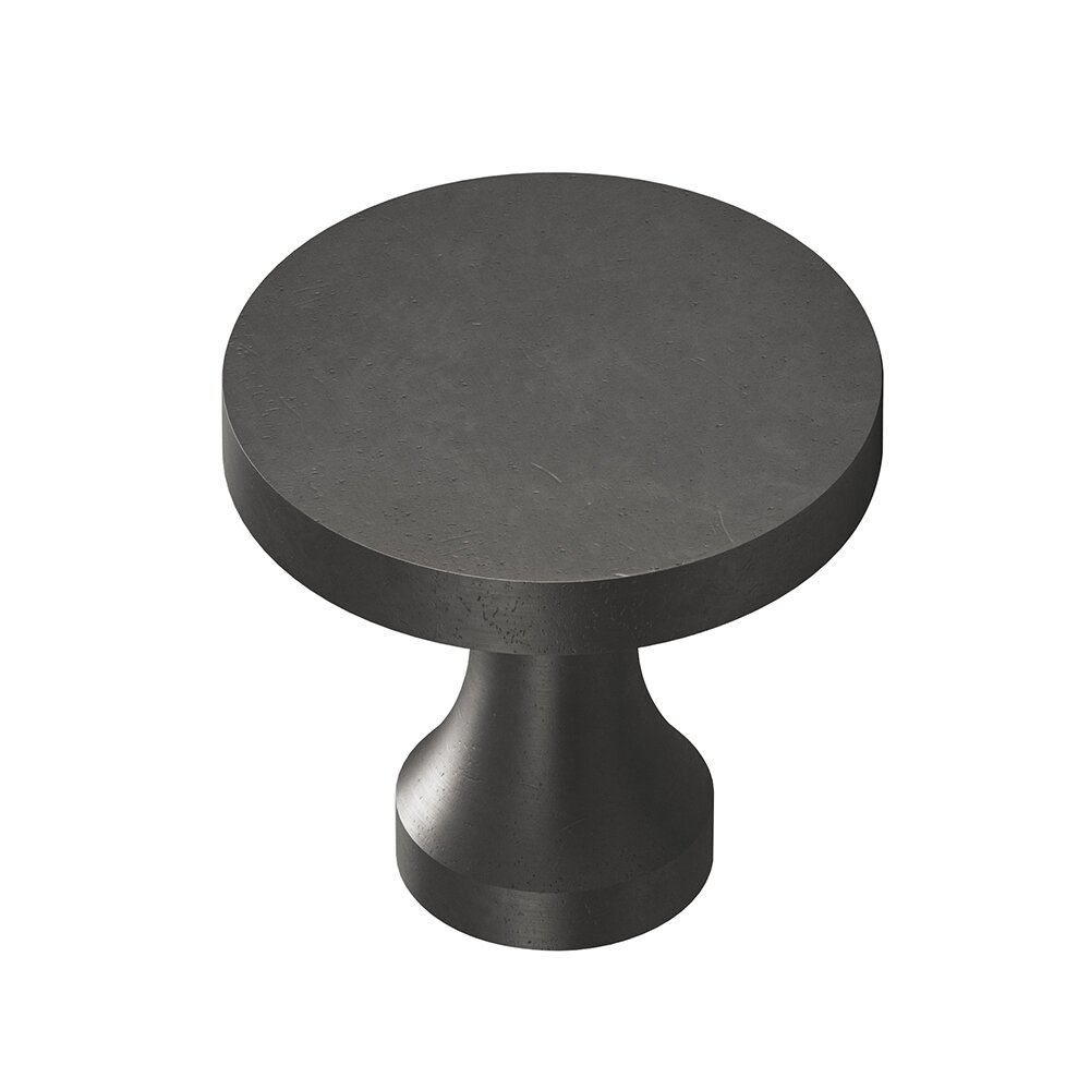 Colonial Bronze 1 1/2" Knob In Distressed Black