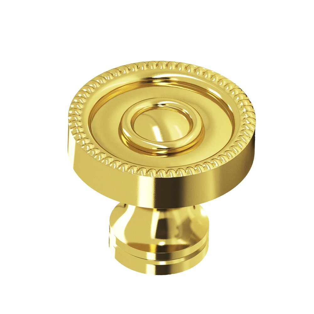 Colonial Bronze 1 1/8" Knob In French Gold