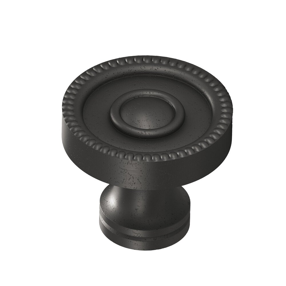 Colonial Bronze 1 1/8" Knob In Distressed Black