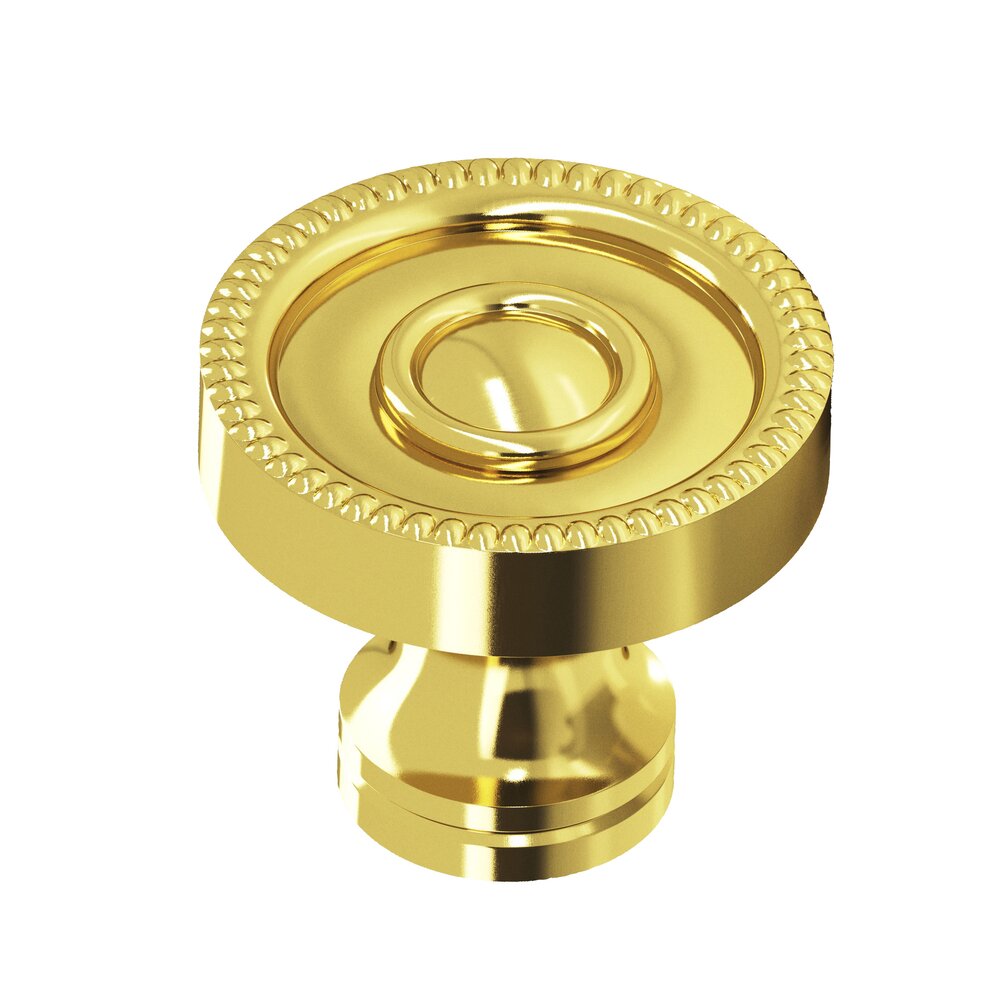 Colonial Bronze 1 1/4" Knob In French Gold