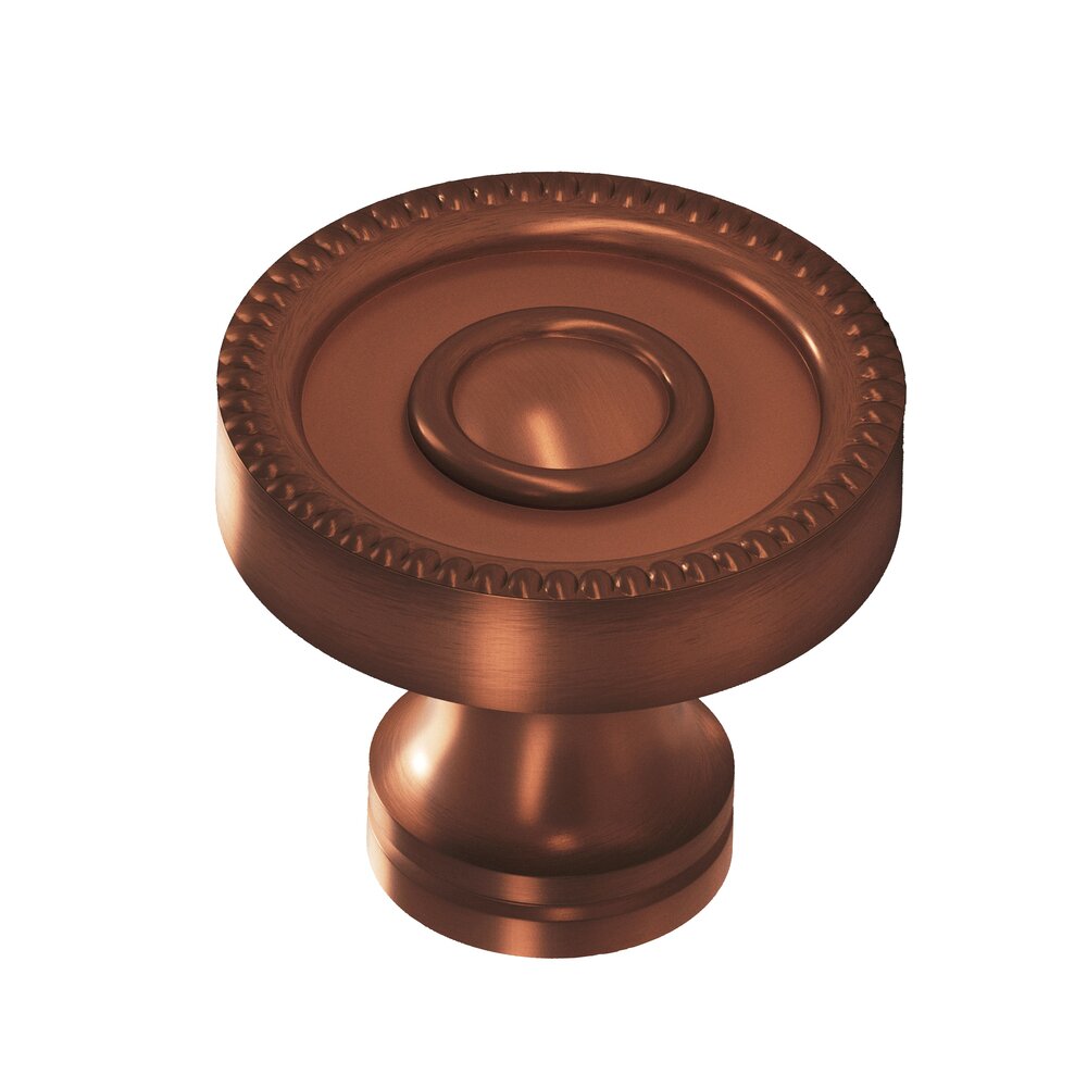 Colonial Bronze 1 1/4" Knob In Matte Antique Copper