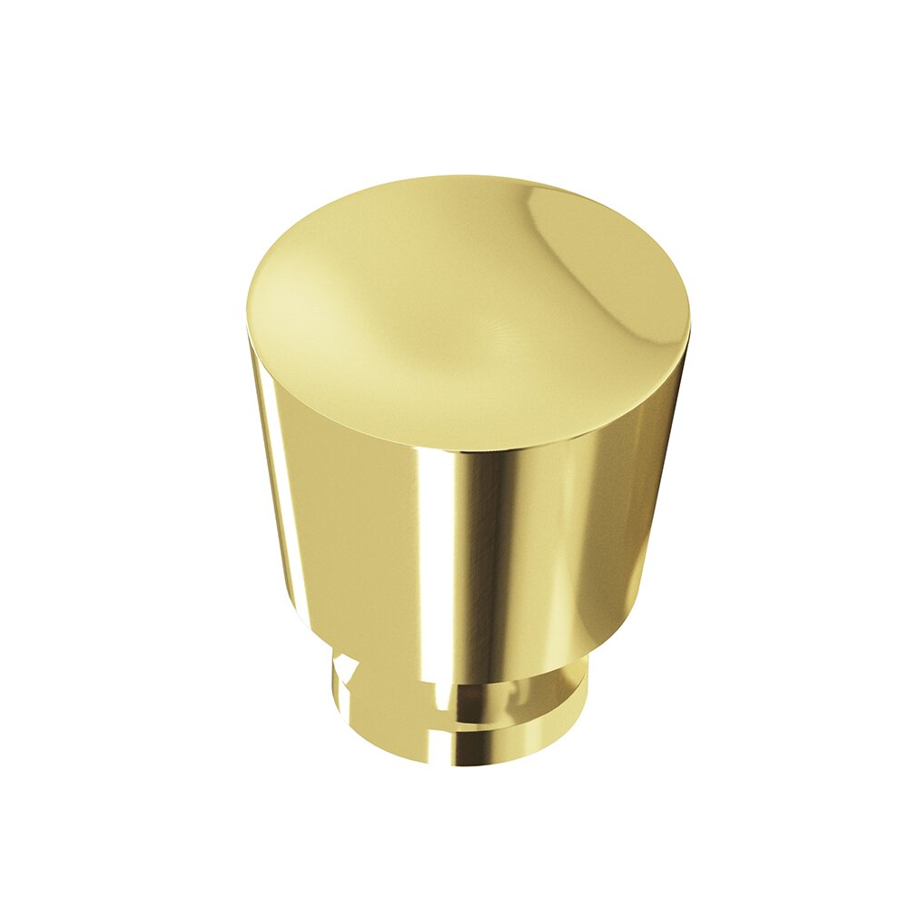 Colonial Bronze 1" Knob In Polished Brass