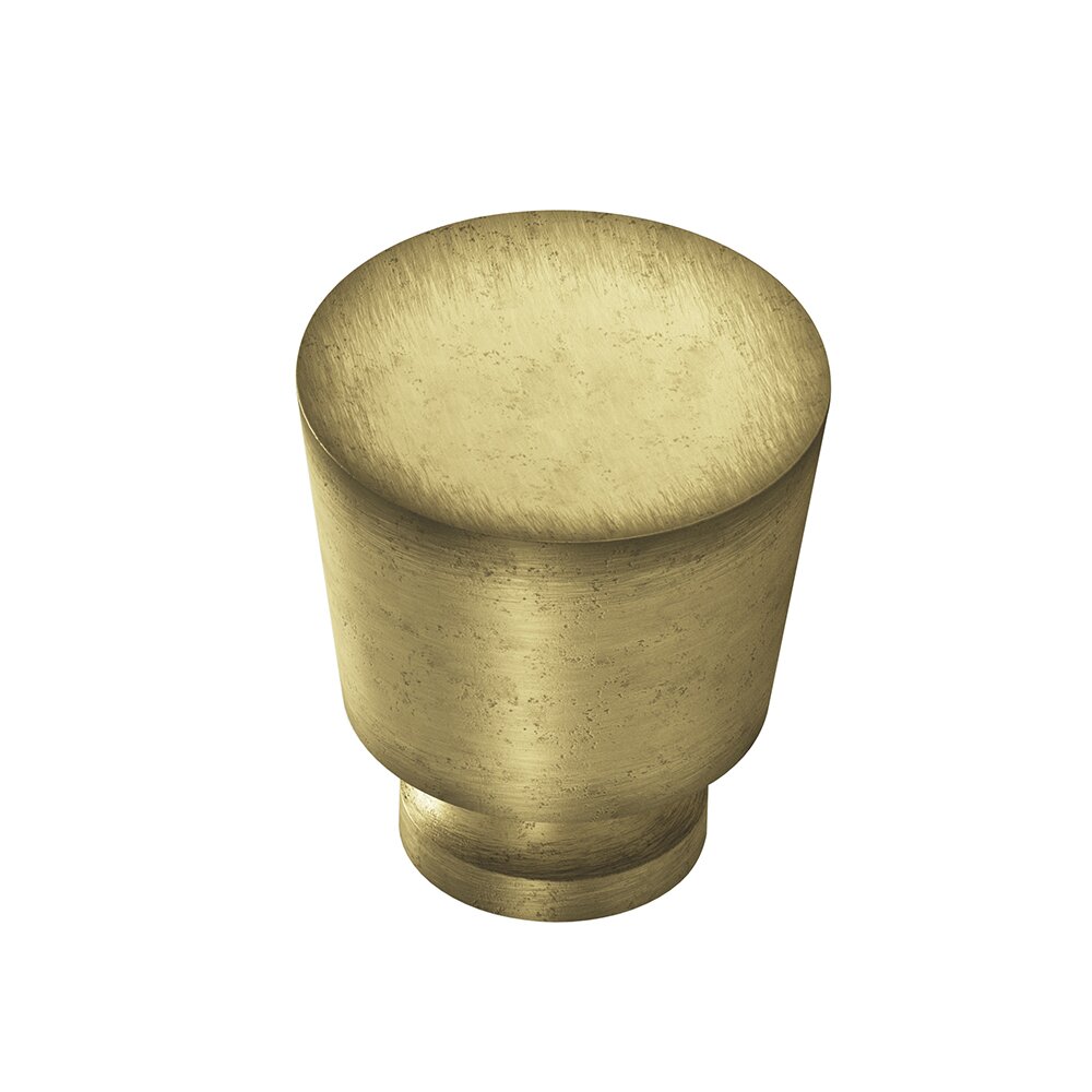 Colonial Bronze 1" Knob In Distressed Antique Brass