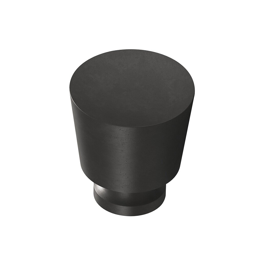 Colonial Bronze 1 1/4" Knob in Distressed Black