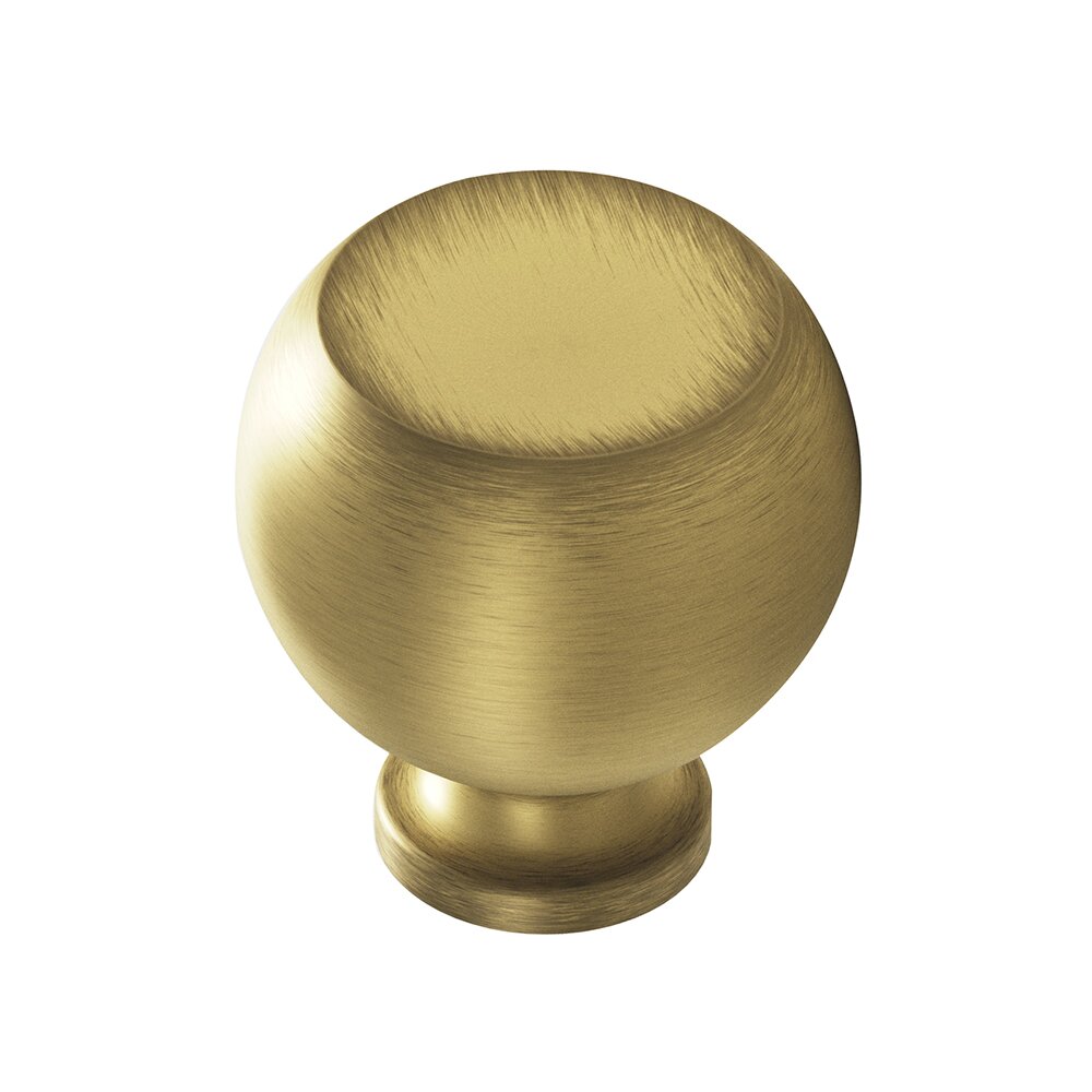 Colonial Bronze 1" Knob In Matte Antique Brass