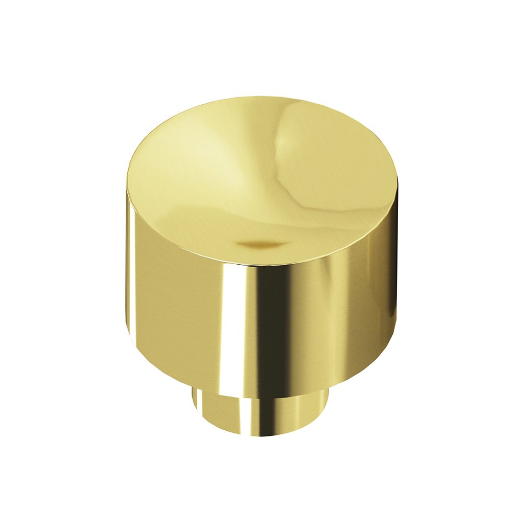 Colonial Bronze 1" Knob In Polished Brass Unlacquered