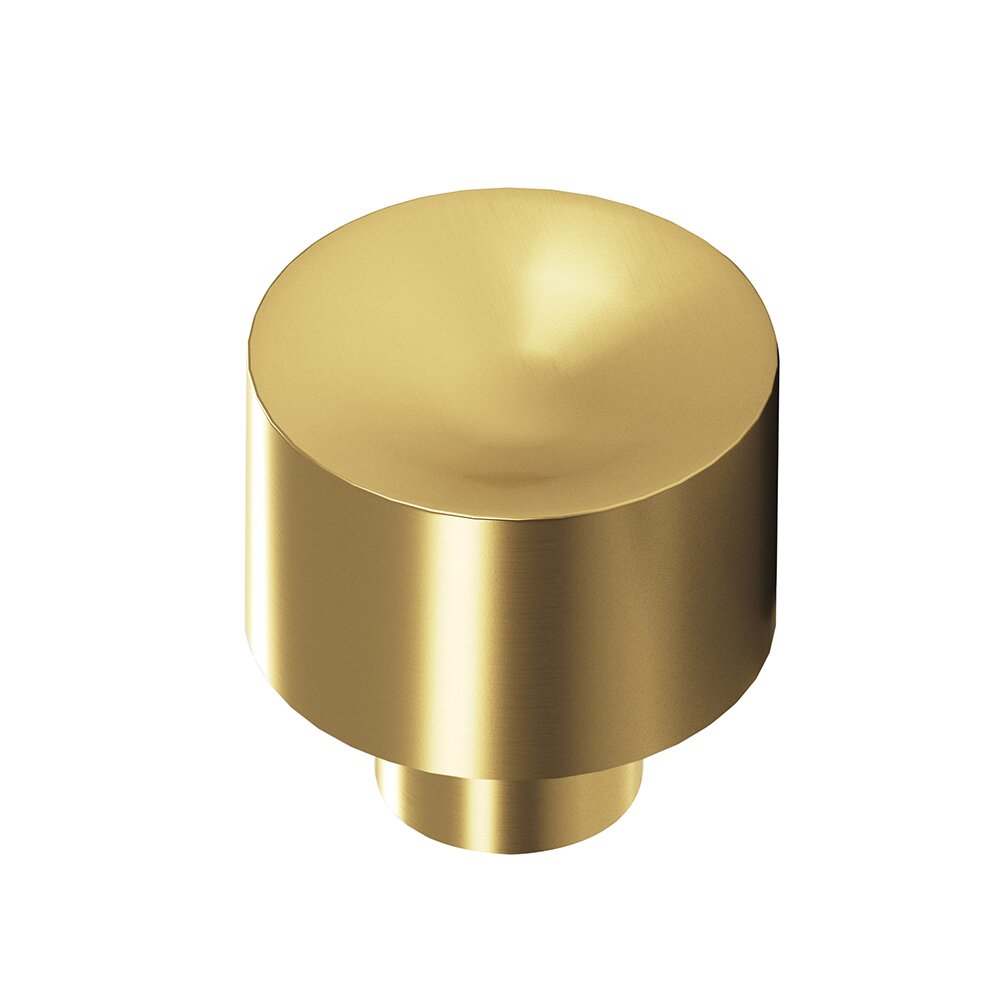 Colonial Bronze 1" Knob In Unlacquered Satin Brass
