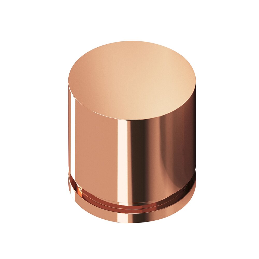 Colonial Bronze 1 1/4" Knob In Polished Copper