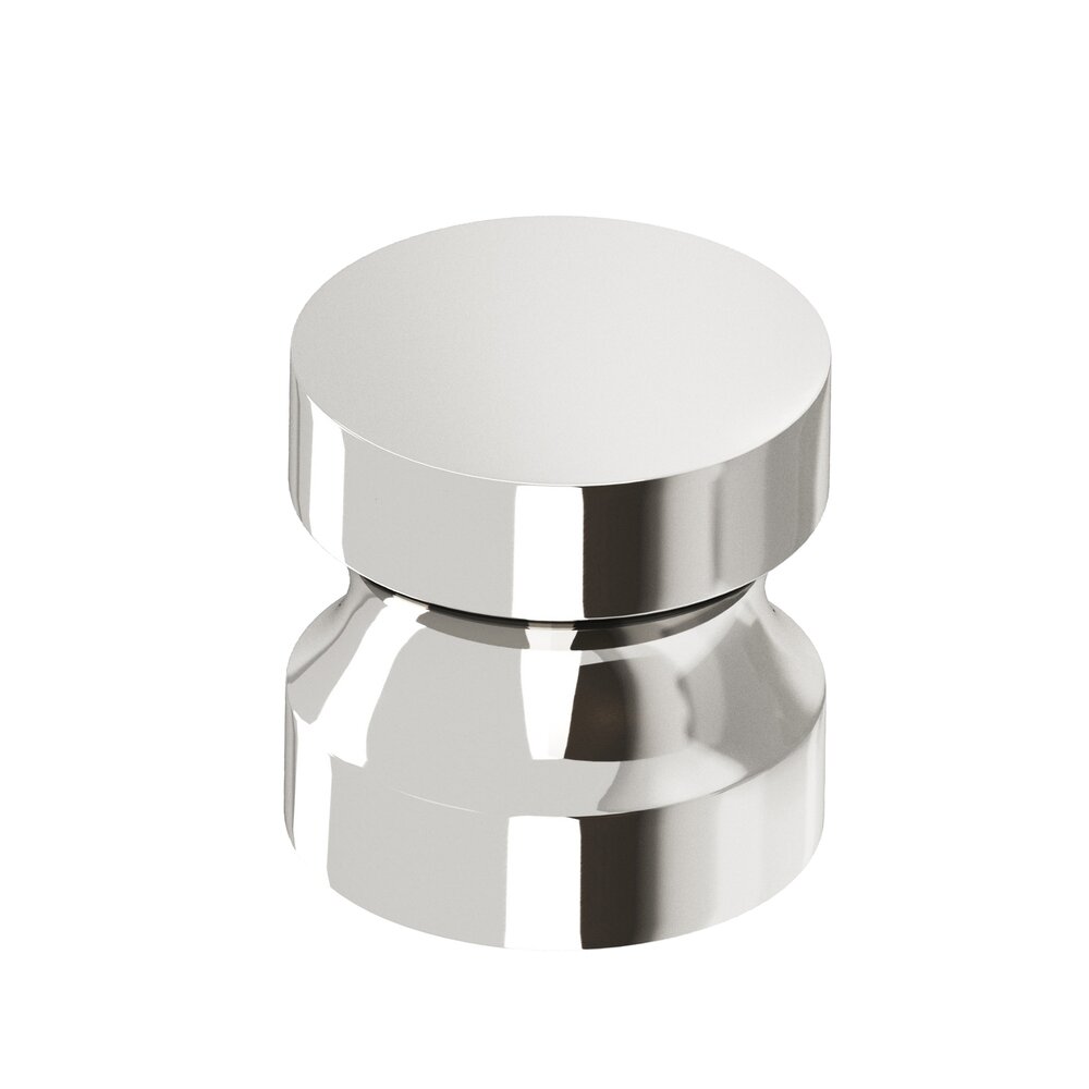 Colonial Bronze 1 1/4" Knob In Polished Nickel