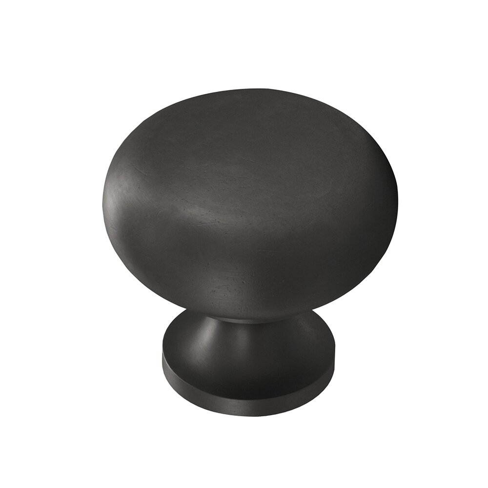 Colonial Bronze 1 1/2" Knob in Distressed Black