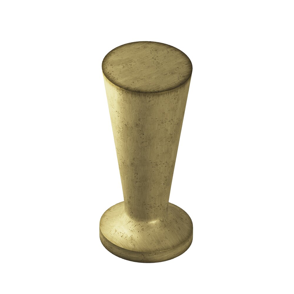 Colonial Bronze 9/16" Knob In Distressed Antique Brass