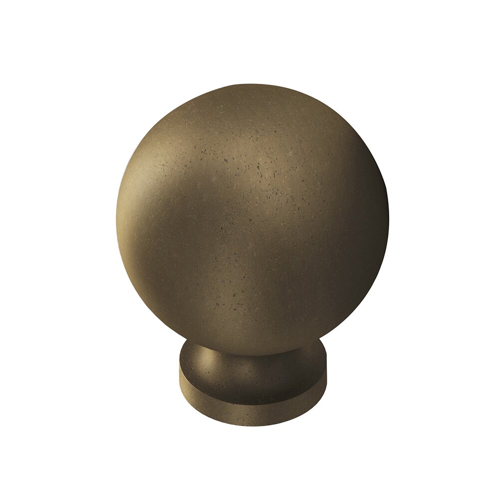 Colonial Bronze 1" Knob In Distressed Oil Rubbed Bronze