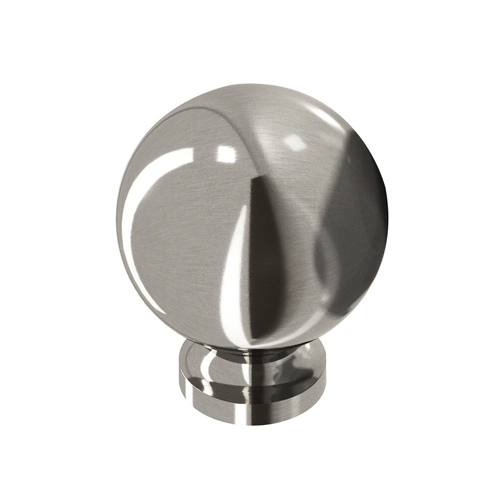 Colonial Bronze 1 1/4" Ball Knob in Nickel Stainless