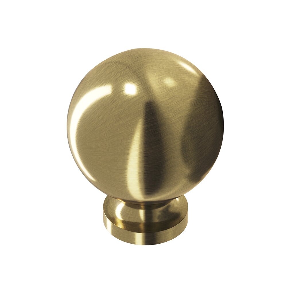 Colonial Bronze 1 1/4" Knob In Antique Brass