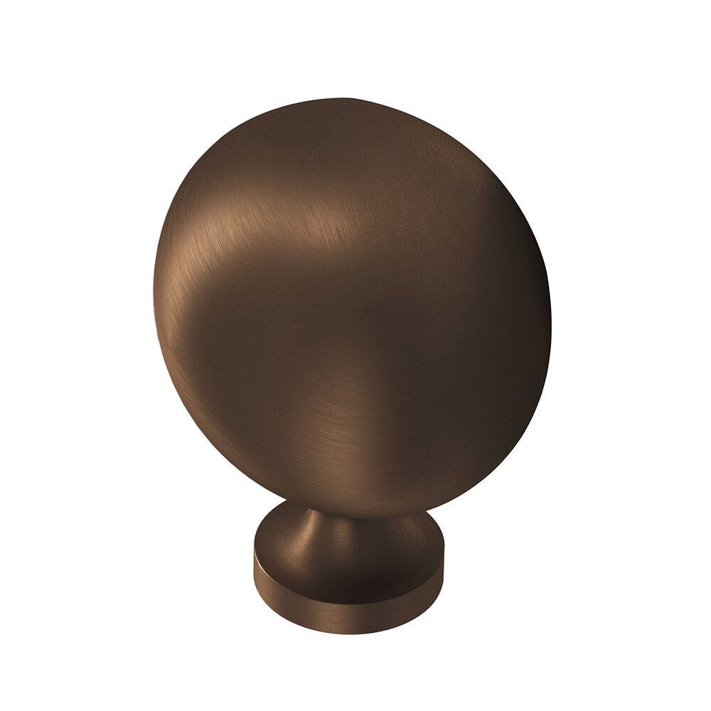 Colonial Bronze 1 1/2" Long Oval Knob in Matte Oil Rubbed Bronze