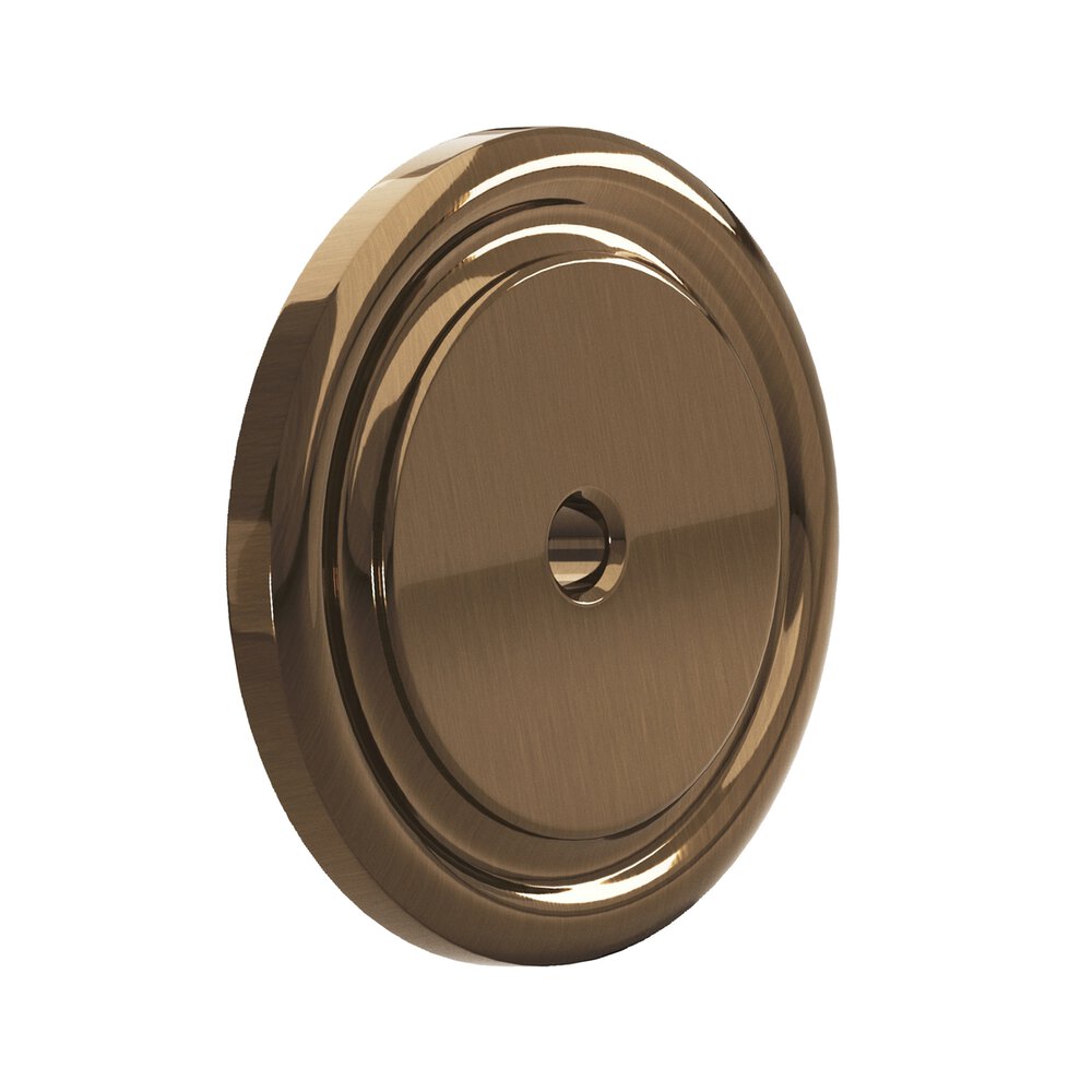 Colonial Bronze 1 3/4" Round Backplate in Light Statuary Bronze