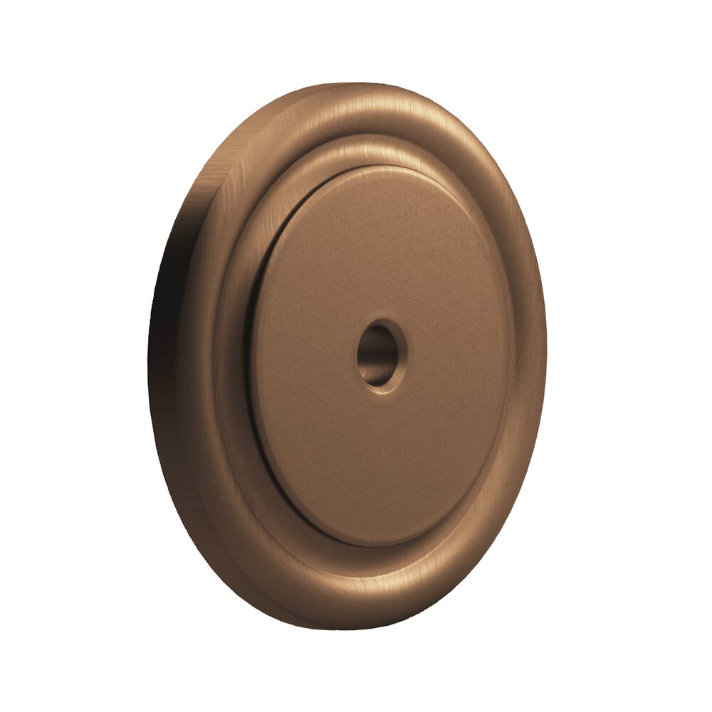 Colonial Bronze 1 3/4" Round Backplate in Matte Oil Rubbed Bronze