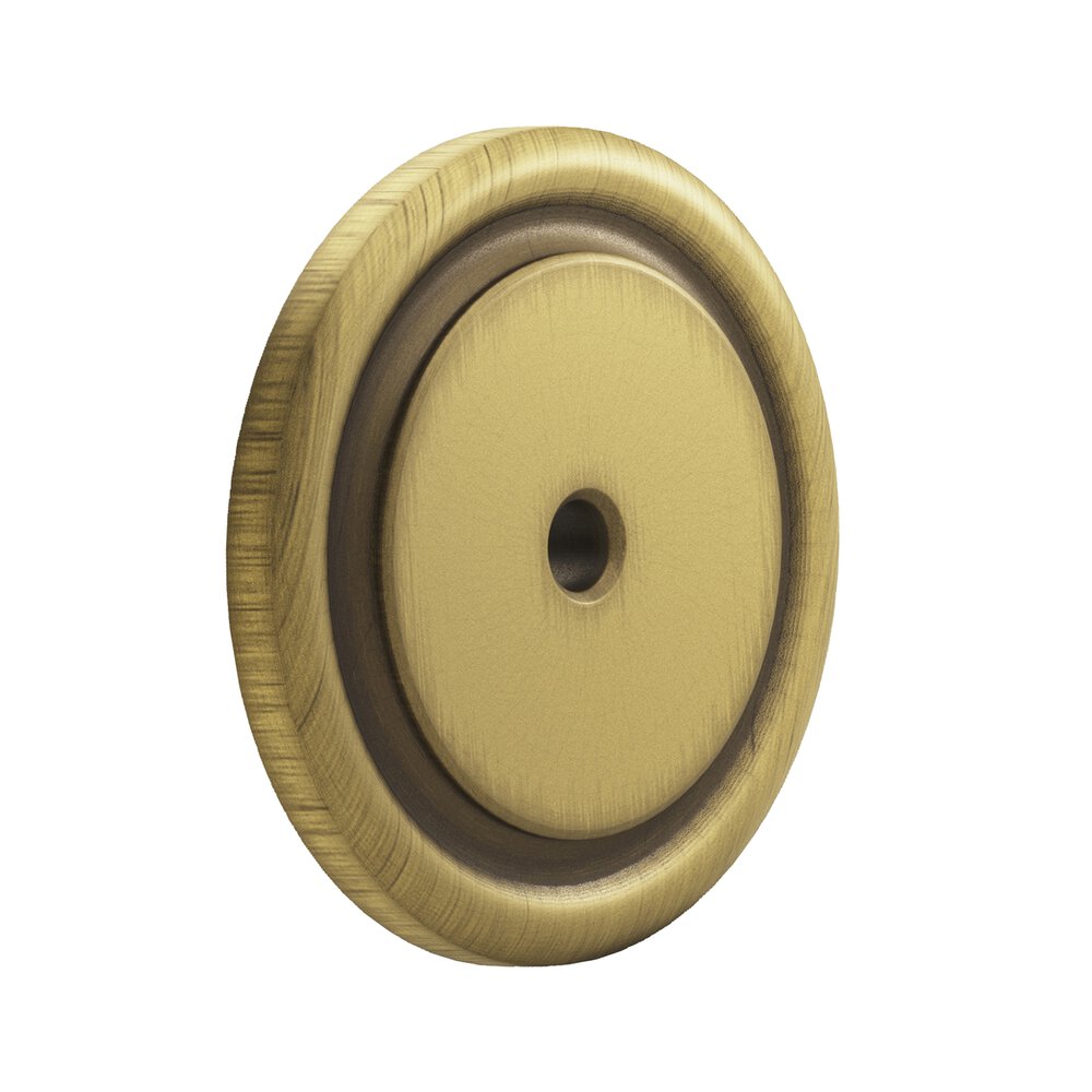 Colonial Bronze 1 3/4" Round Backplate in Matte Antique Brass