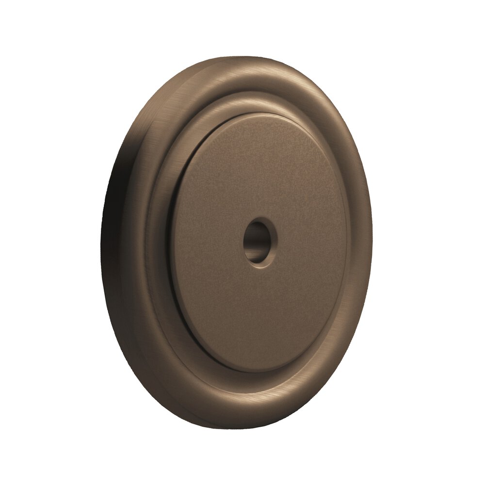 Colonial Bronze 1 3/4" Round Backplate in Heritage Bronze