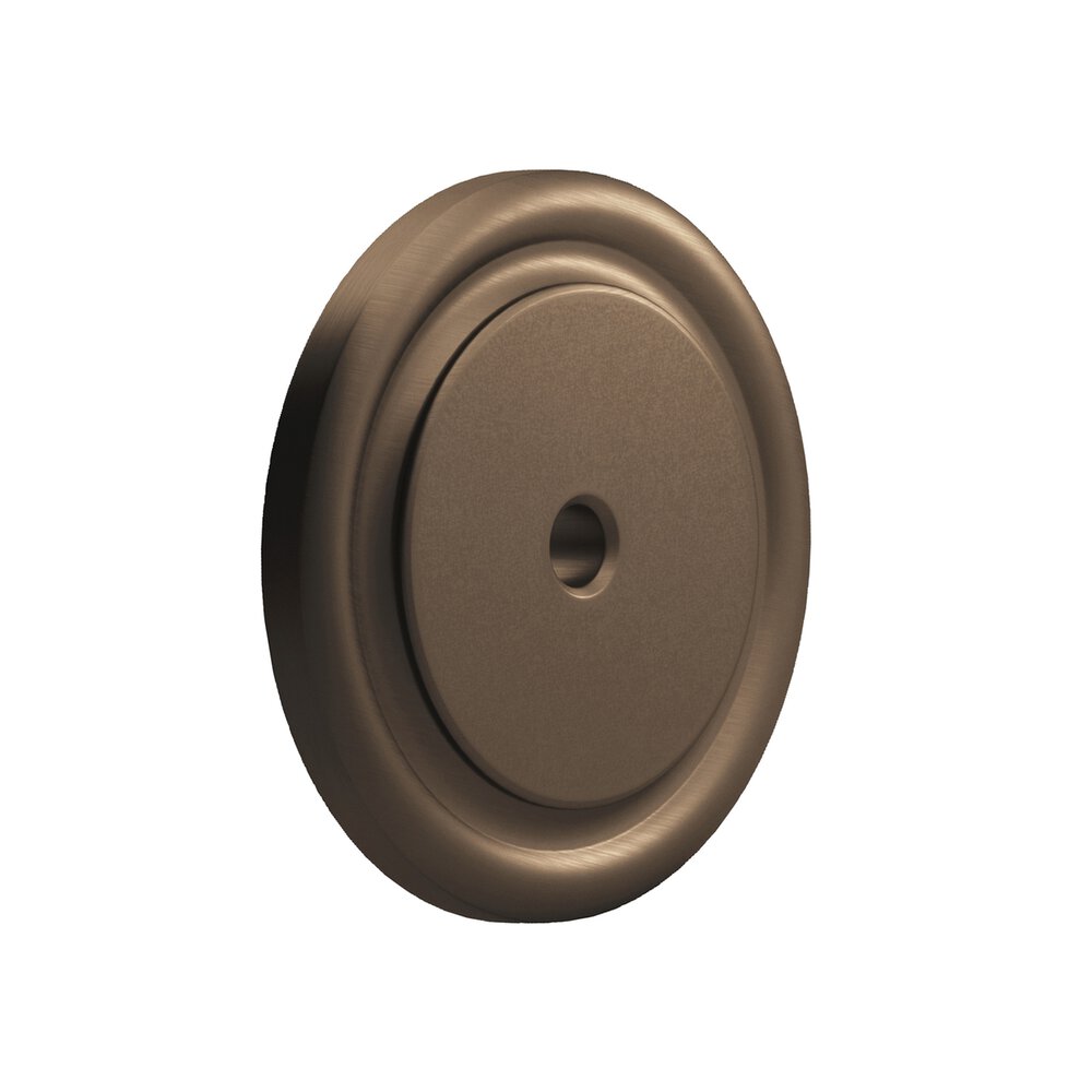Colonial Bronze 1 1/2" Round Backplate in Heritage Bronze