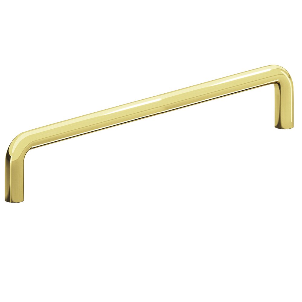 Colonial Bronze 12" Thru Bolt Pull in Unlacquered Polished Brass