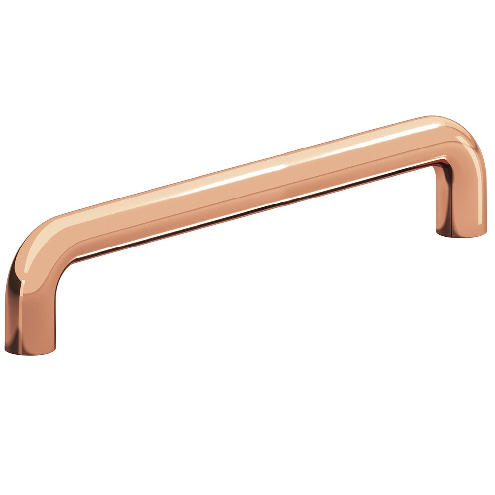 Colonial Bronze 6" Centers Thru Bolt Pull in Polished Copper