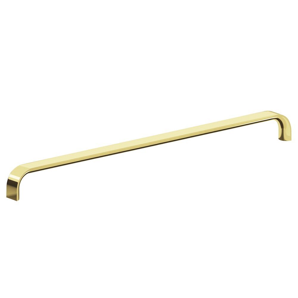 Colonial Bronze 30" Centers Thru Bolt Pull in Polished Brass